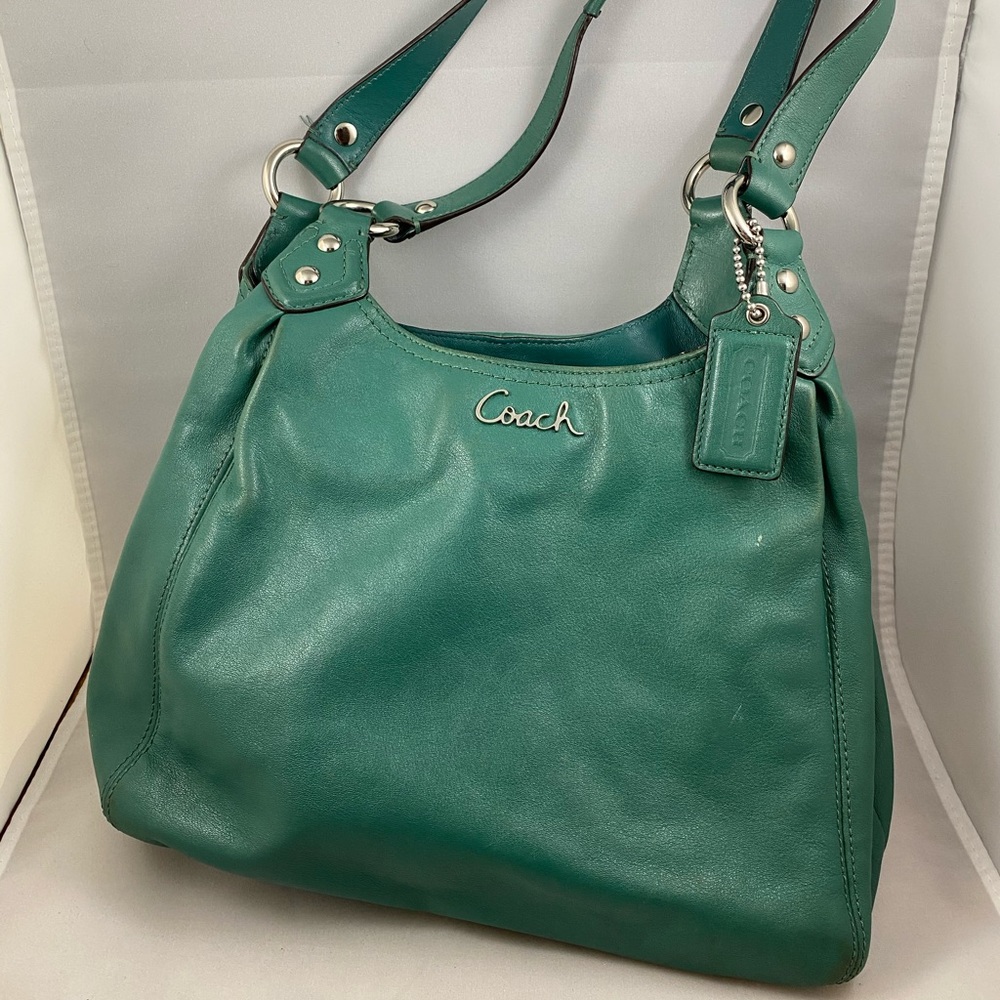 Green Coach purse